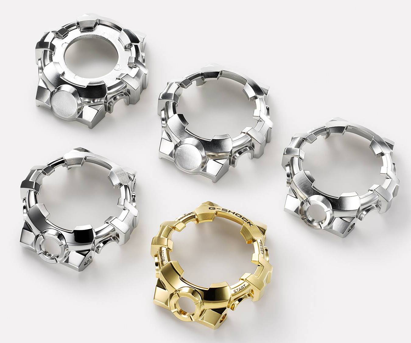 Orologio Uomo Casio G-SHOCK Acciaio Lucido Nero GM-700-1AER